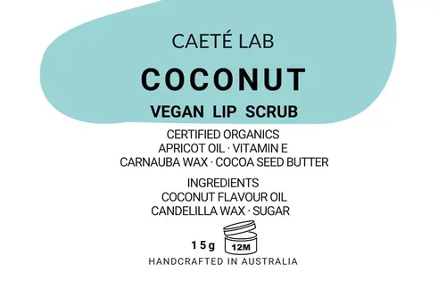 COCONUT Vegan Lip Scrub