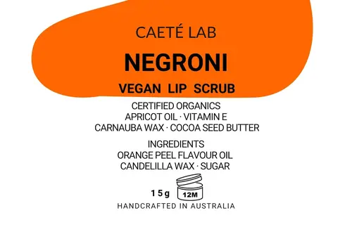 NEGRONI Vegan Lip Scrub