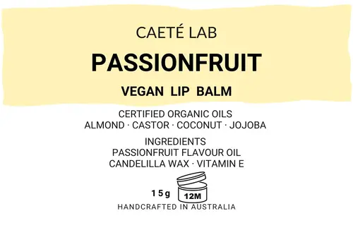 1. PASSIONFRUIT Vegan Lip Balm thumbnail